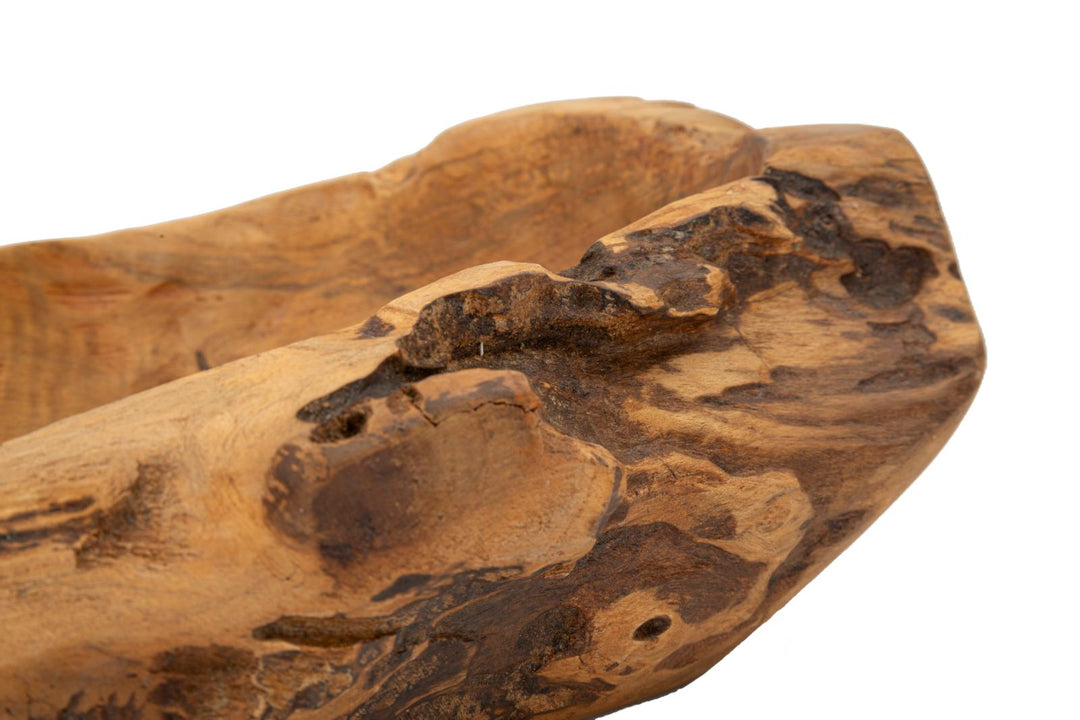 Bakke i teaktræ – 31x21x8 cm