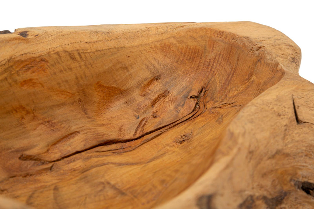 Bakke i teaktræ – 31x21x8 cm