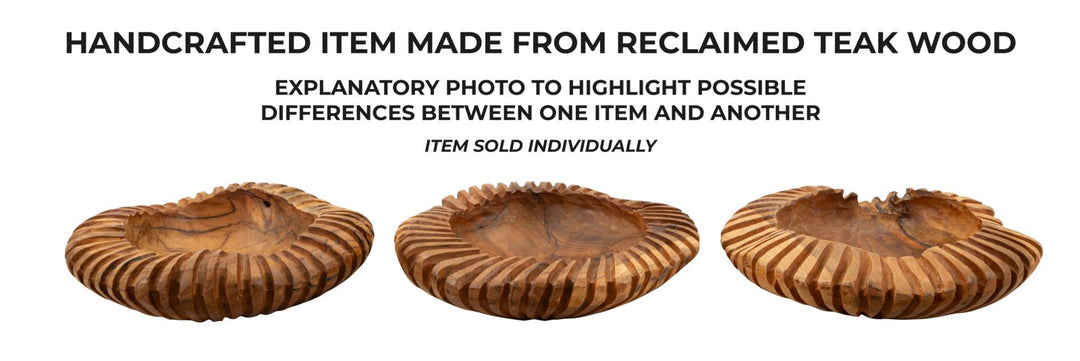 Bakke i teaktræ – 35x7 cm