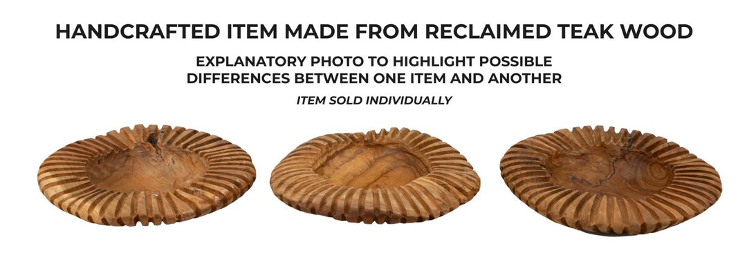 Bakke i teaktræ – 29x7 cm