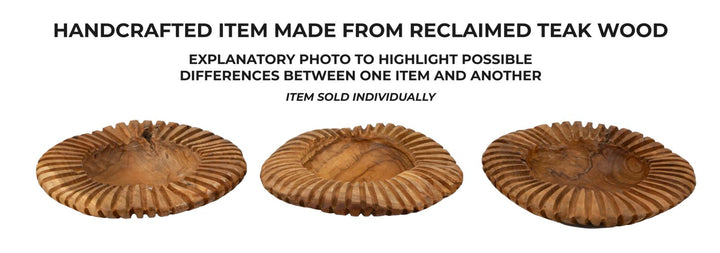 Bakke i teaktræ – 29x7 cm