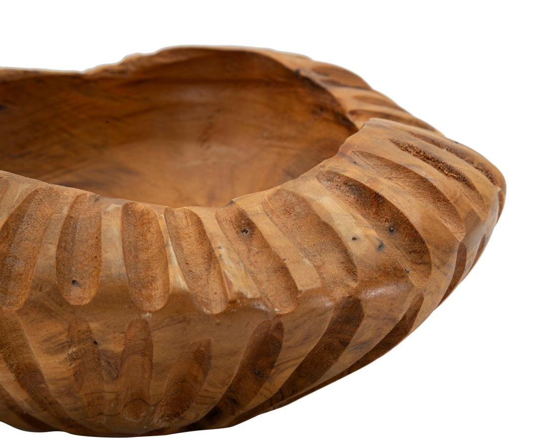 Bakke i teaktræ – 19x8 cm