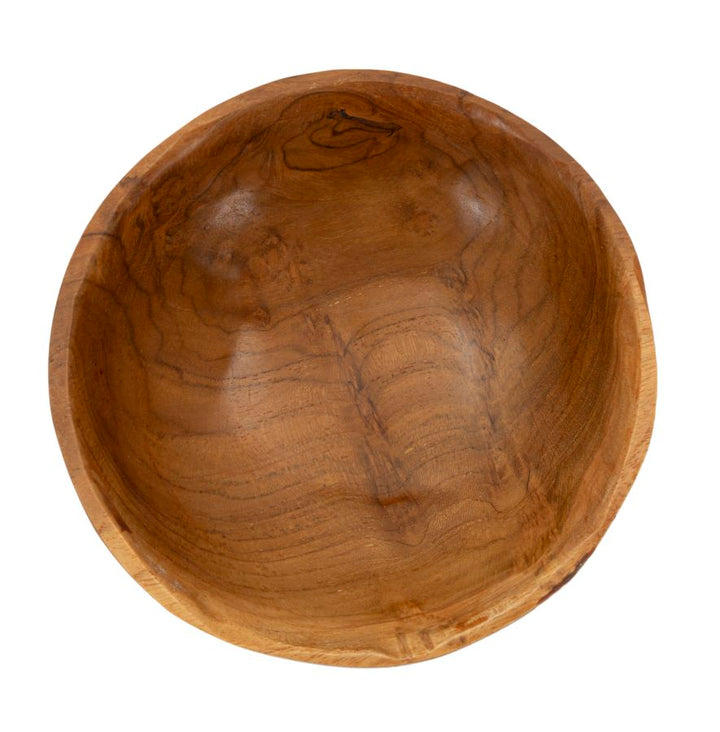 Bakke af teaktræ, 15x8 cm