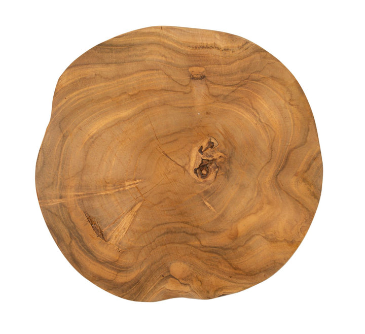 Bakke i teaktræ, 25x2 cm