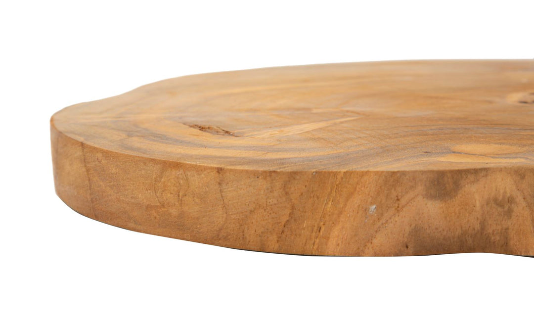 Bakke i teaktræ, 25x2 cm