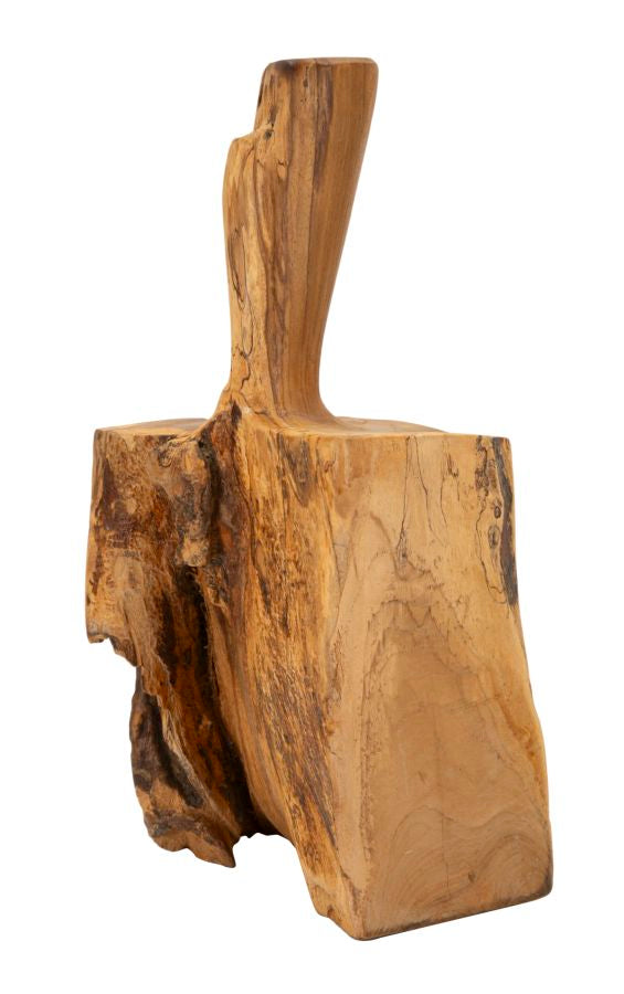 Dørstopper i teaktræ – 17x13x37 cm