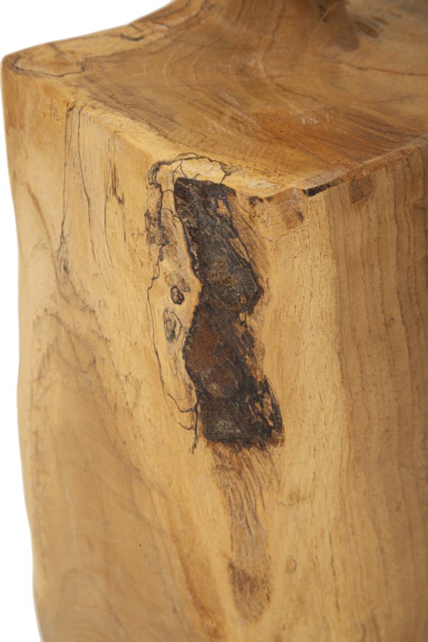 Dørstopper i teaktræ – 17x13x37 cm