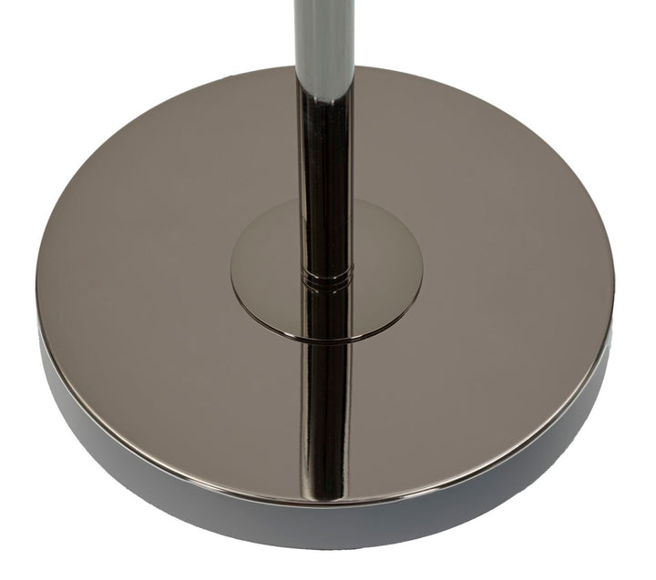 Gulvlampe i glas, jern og stof – 40x167 cm