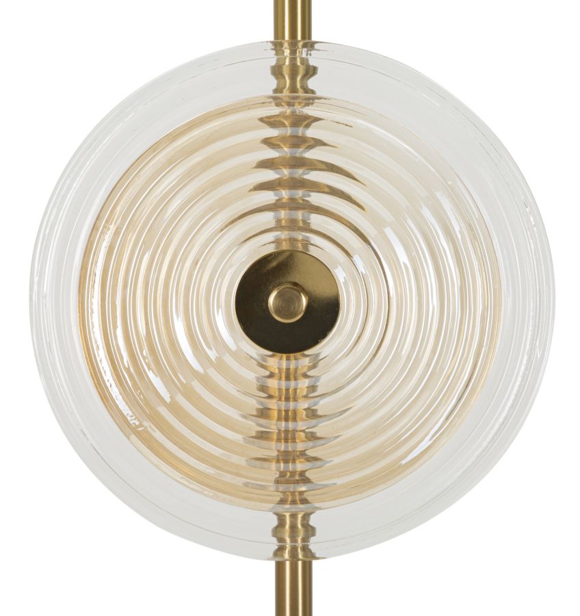 Glam lampe i glas og jern – 30x168 cm