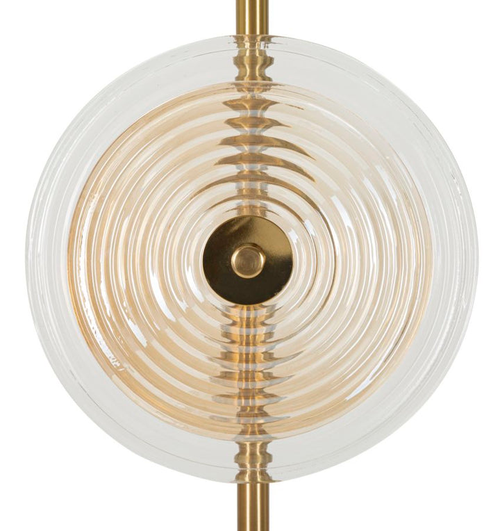 Glam lampe i glas og jern – 30x168 cm