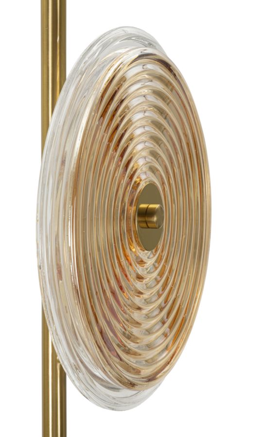 Glam lampe i glas og jern – 30x168 cm