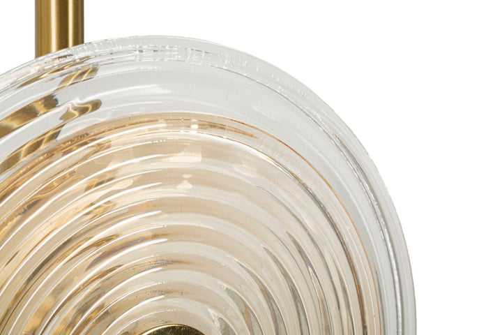 Glam lampe i glas og jern – 30x168 cm