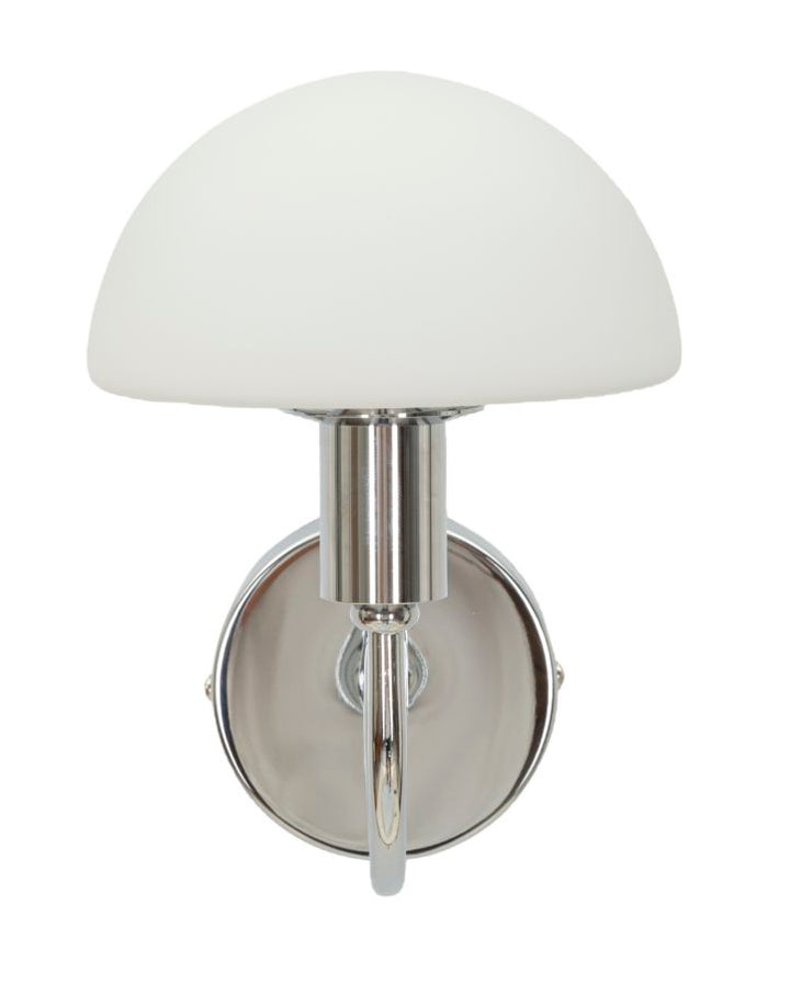 Glam lampe i glas og jern – 23x15x22 cm