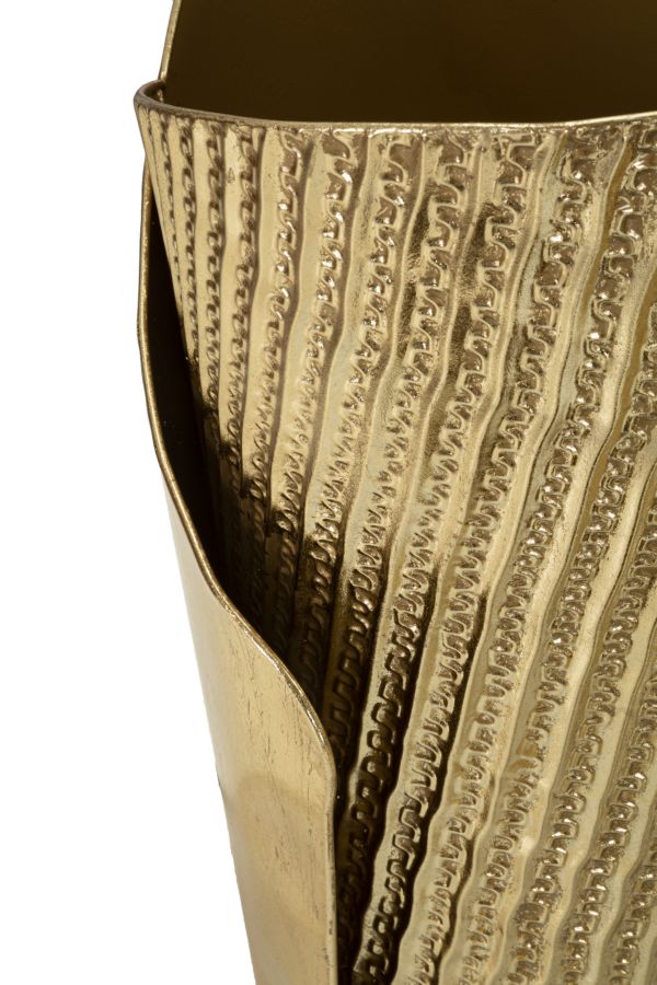 Glam sæt med 3 x vaser i guld, metal