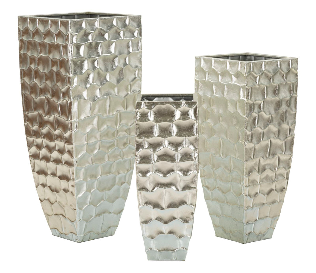 Glam vaser i jern – 38x1x90, 30x5x75, 24x8x62 cm