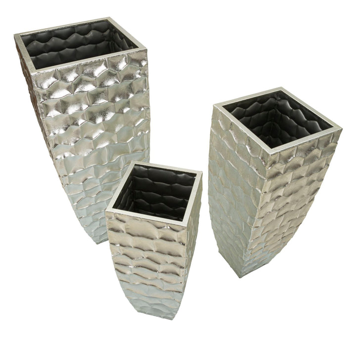 Glam vaser i jern – 38x1x90, 30x5x75, 24x8x62 cm