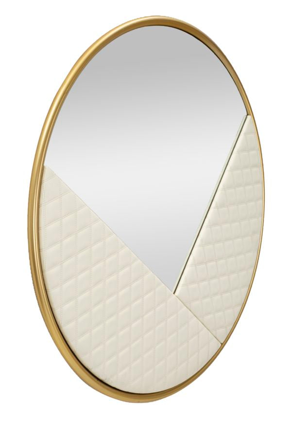 Glam vægspejl – Ø80x3 cm