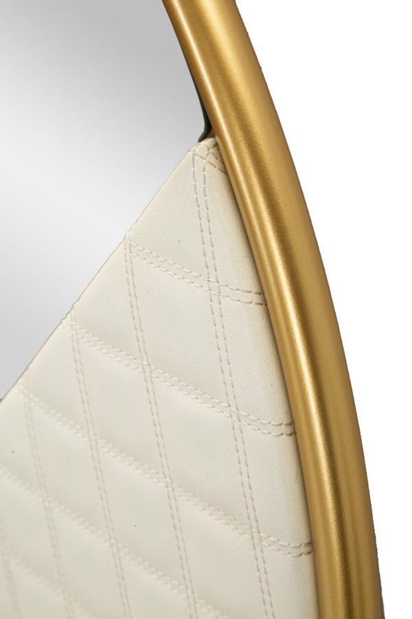 Glam vægspejl – Ø80x3 cm