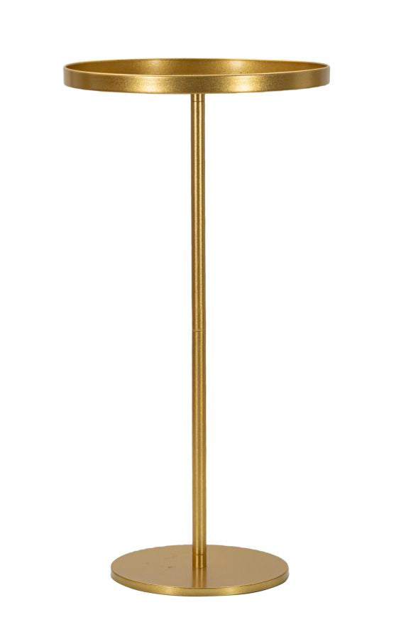 Glam bord i guldfarve, metal – 51x100 cm