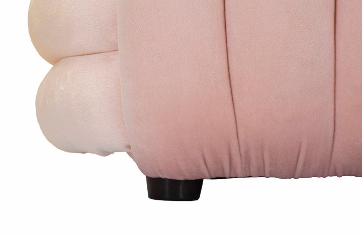 Entrébænk, mdf, bomuld og polyester – 90x45x45 cm