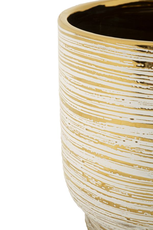 Glam vaser i guldfarve, keramik – 23x24 17x5x19 cm