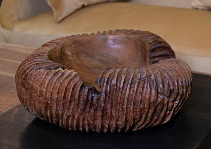 Bakke i teaktræ – 37x40x16 cm