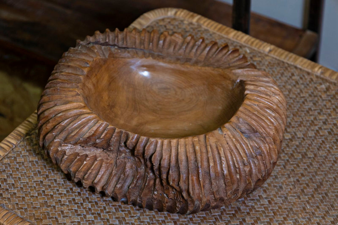 Bakke i teaktræ – 32x11 cm