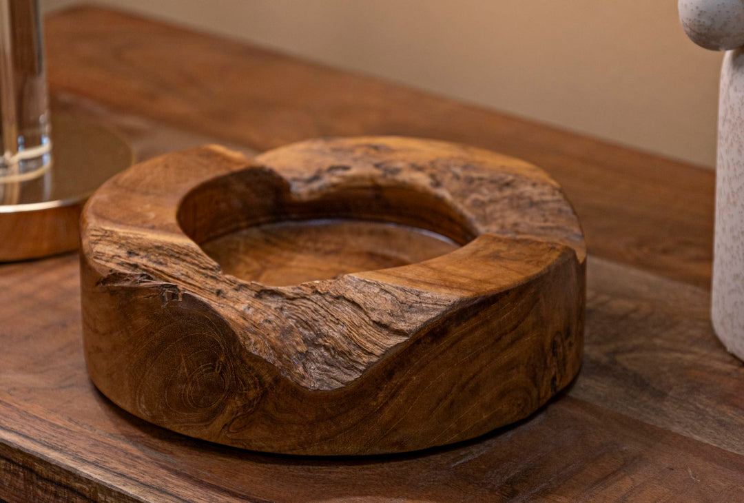 Bakke i teaktræ – 21x6 cm