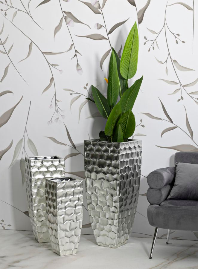 Glam vaser i jern – 38x1x90, 30x5x75, 24x8x62 cm