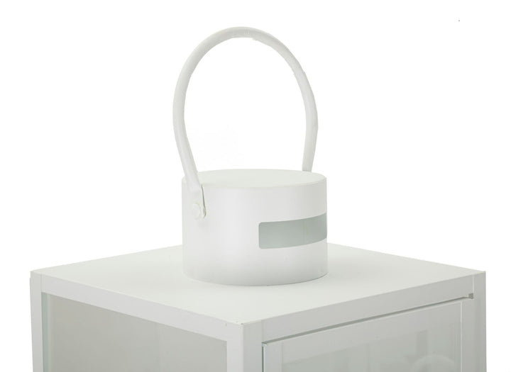 Glam lanterner i jern og glas – 22x22x66 og 18x18x49 og 14x14x39 cm