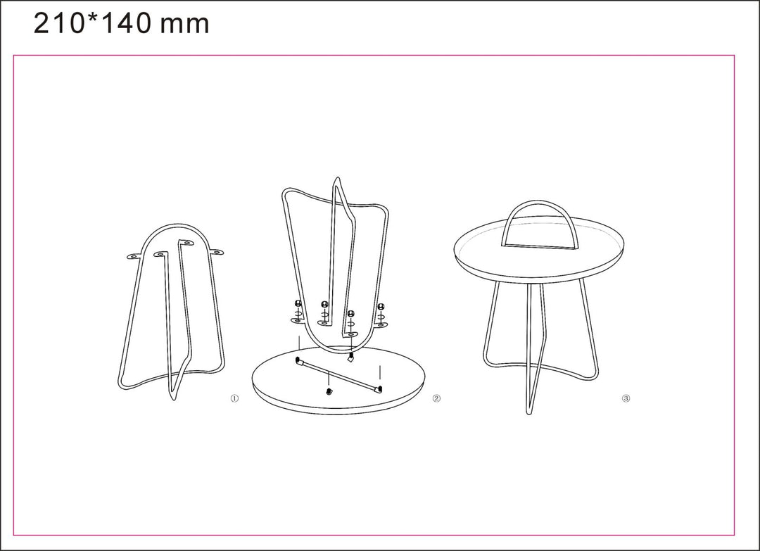 Glam bord i metal, grøn og guldfarvet – 45x59 cm