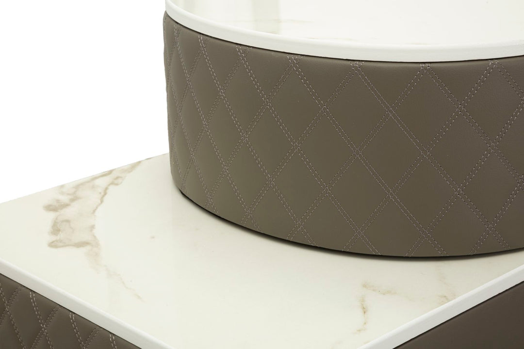 Glam sminkebord med skammel, 120x40x75, 36x39 cm