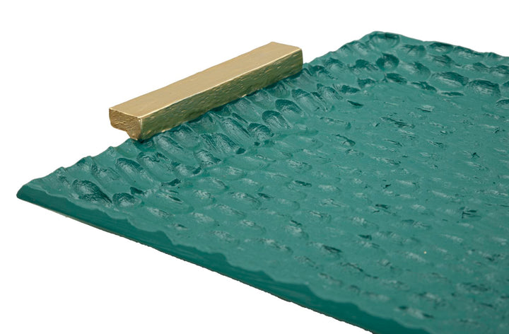 Glam bakke i polyresin – 34x19x5 cm