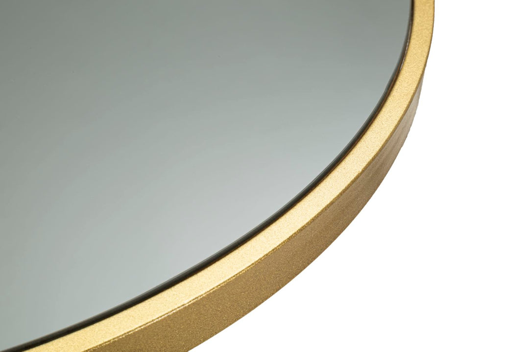 Glam barbord i guldfarve i jern og glas – 70x103 cm