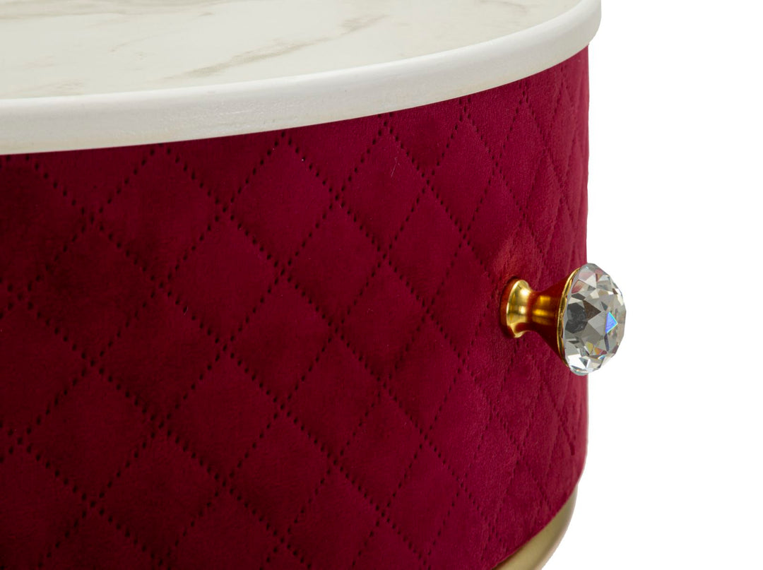 Glam bord i guldfarve, fyrretræ, MDF and metal – 52x70 36x39 cm