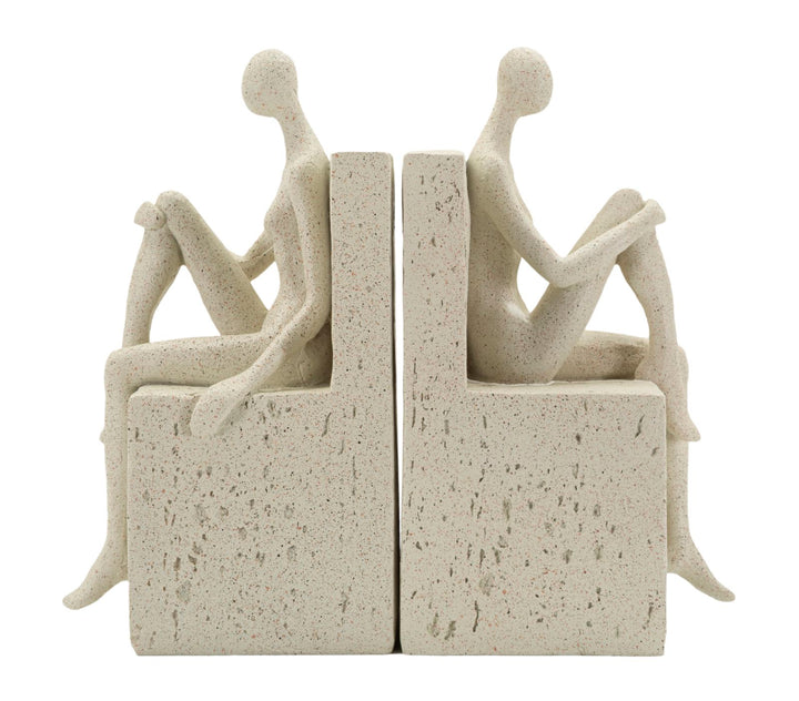 Pyntefigur  i creme af polyresin – 24x10x20 cm