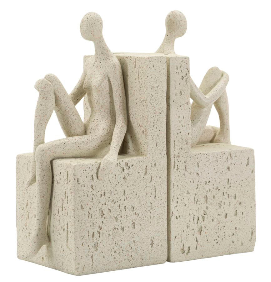 Pyntefigur  i creme af polyresin – 24x10x20 cm