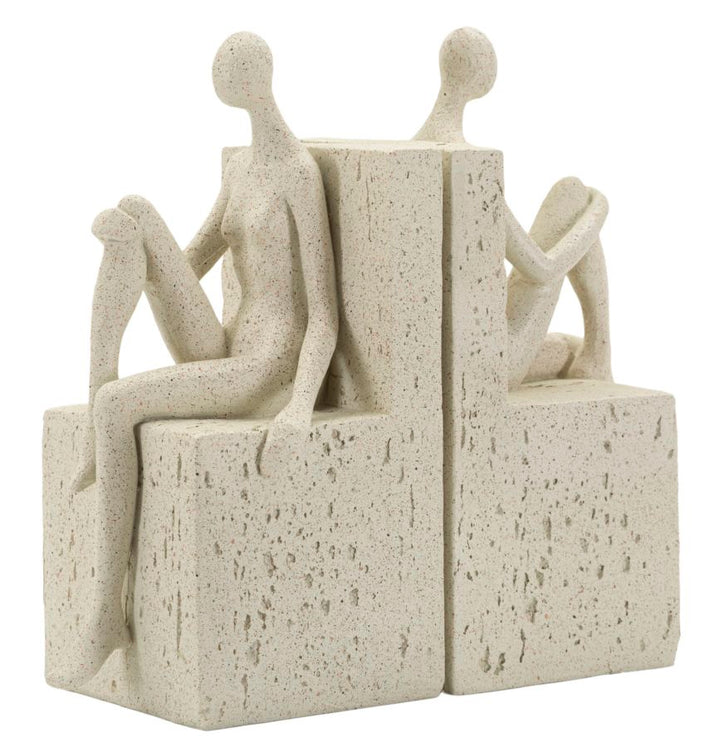 Pyntefigur  i creme af polyresin – 24x10x20 cm