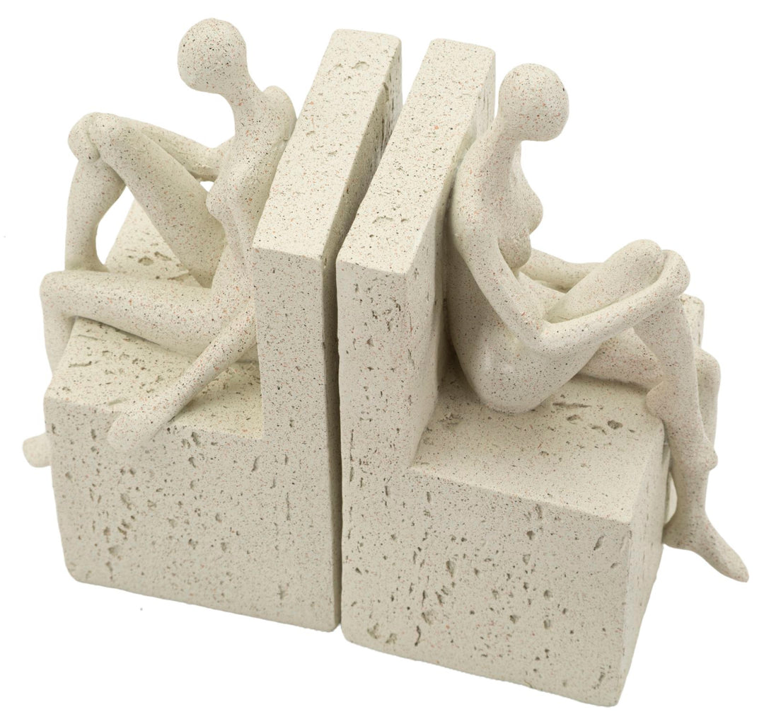 Pyntefigur  i creme af polyresin – 24x10x20 cm