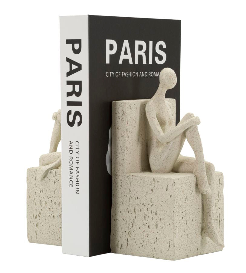 Pyntefigur  i creme af polyresin – 24x10x20 cm