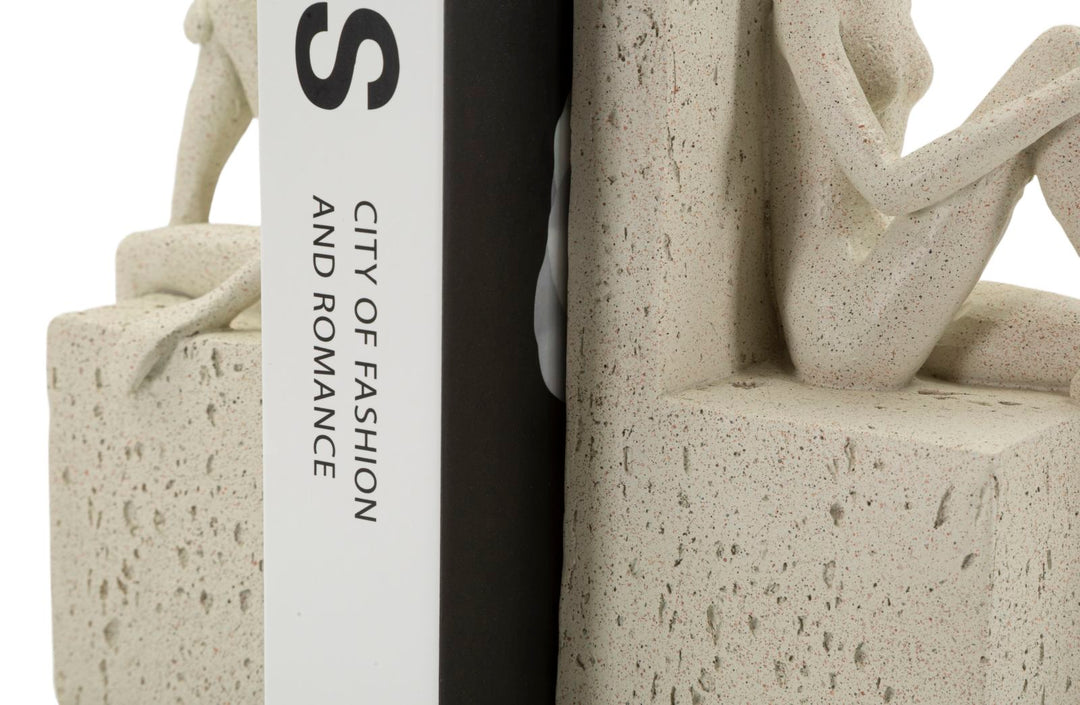 Pyntefigur  i creme af polyresin – 24x10x20 cm