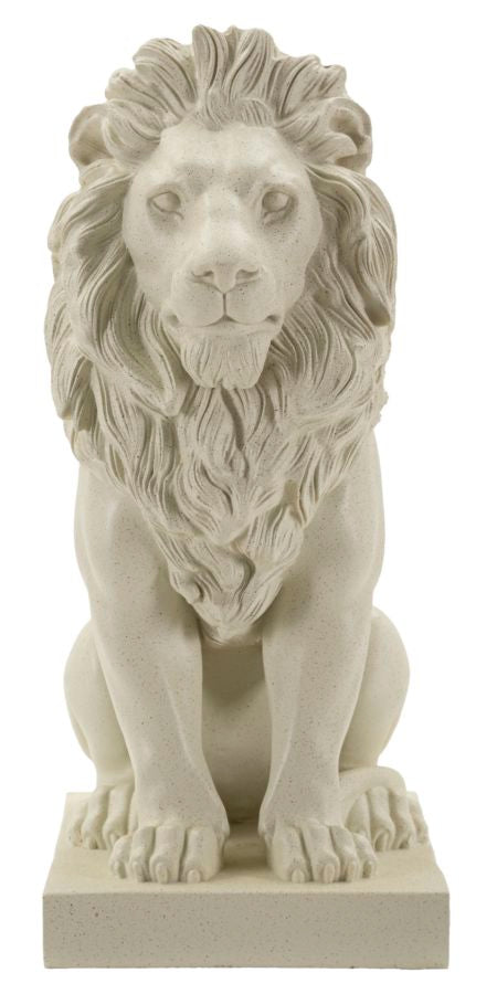 Pyntefigur i creme af polyresin – 17x5x25 cm