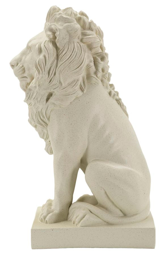 Pyntefigur i creme af polyresin – 17x5x25 cm