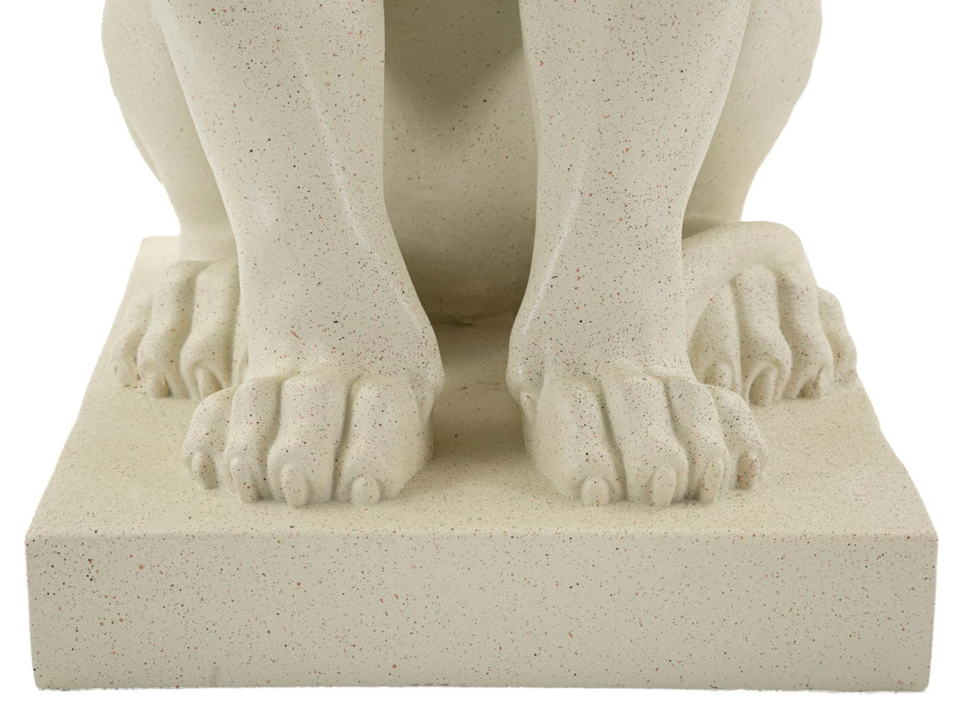 Pyntefigur i creme af polyresin – 17x5x25 cm