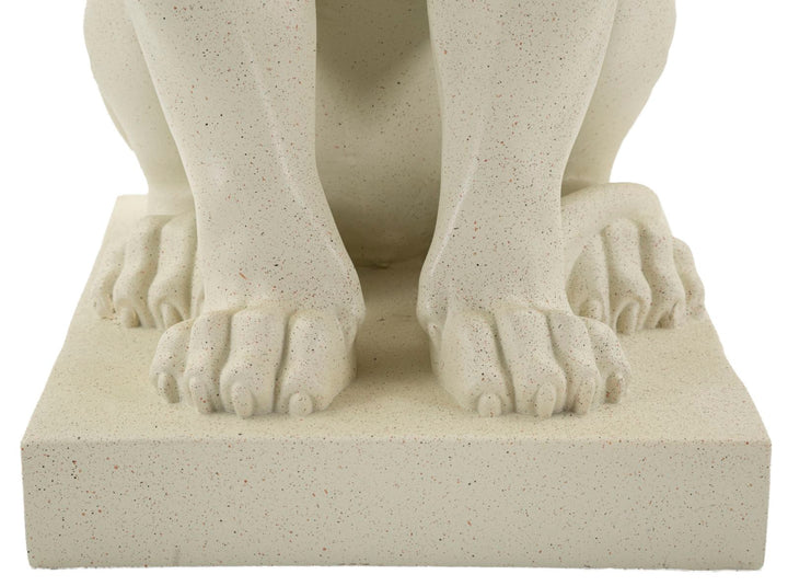 Pyntefigur i creme af polyresin – 17x5x25 cm