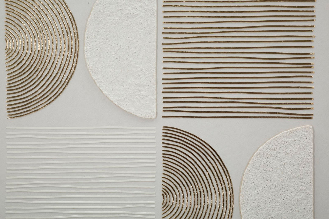 Billedramme i træ, lærred og plast – 60x3x60 cm