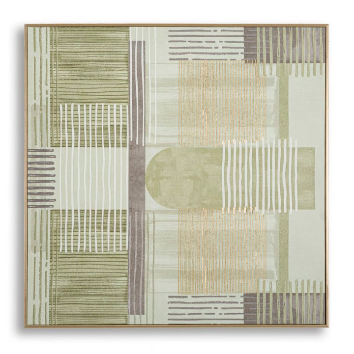 Canvas print, fyrretræ, lærred og plast  – 60x3x60 cm