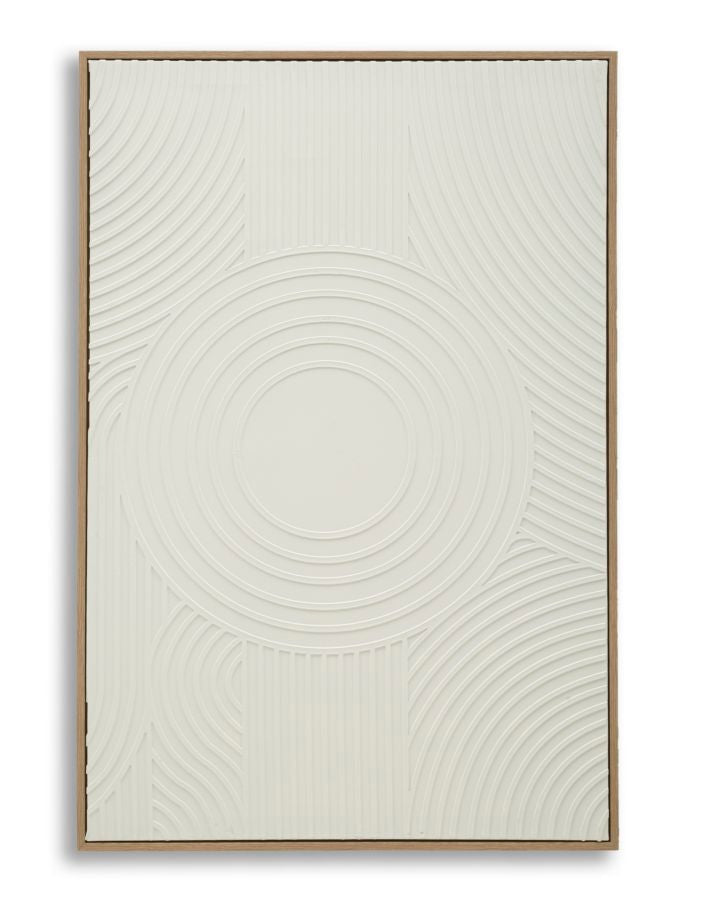 Billedramme af fyrretræ, lærred og plast – 80x3x8 cm - canvas print