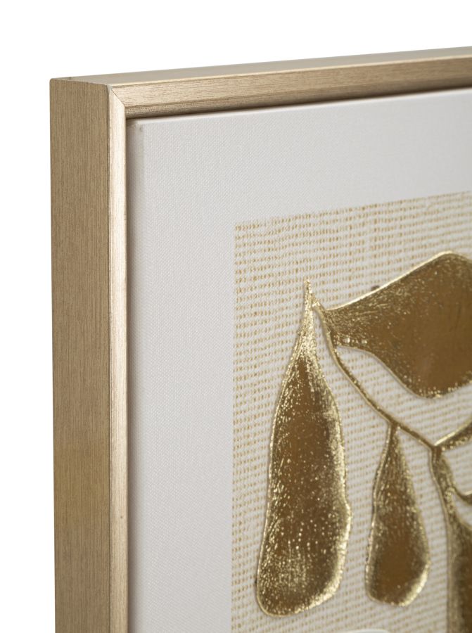 Canvas print, fyrretræ, lærred og plast  – 50x3x70 cm