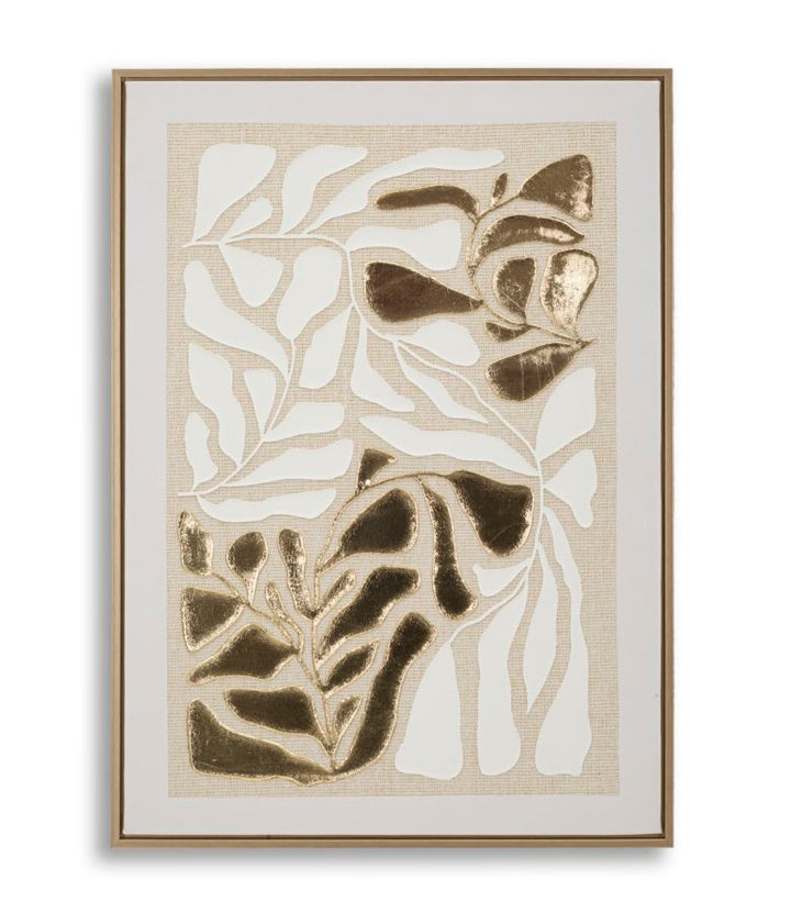 Canvas print af fyrretræ, lærred og plast – 50x3x70 cm